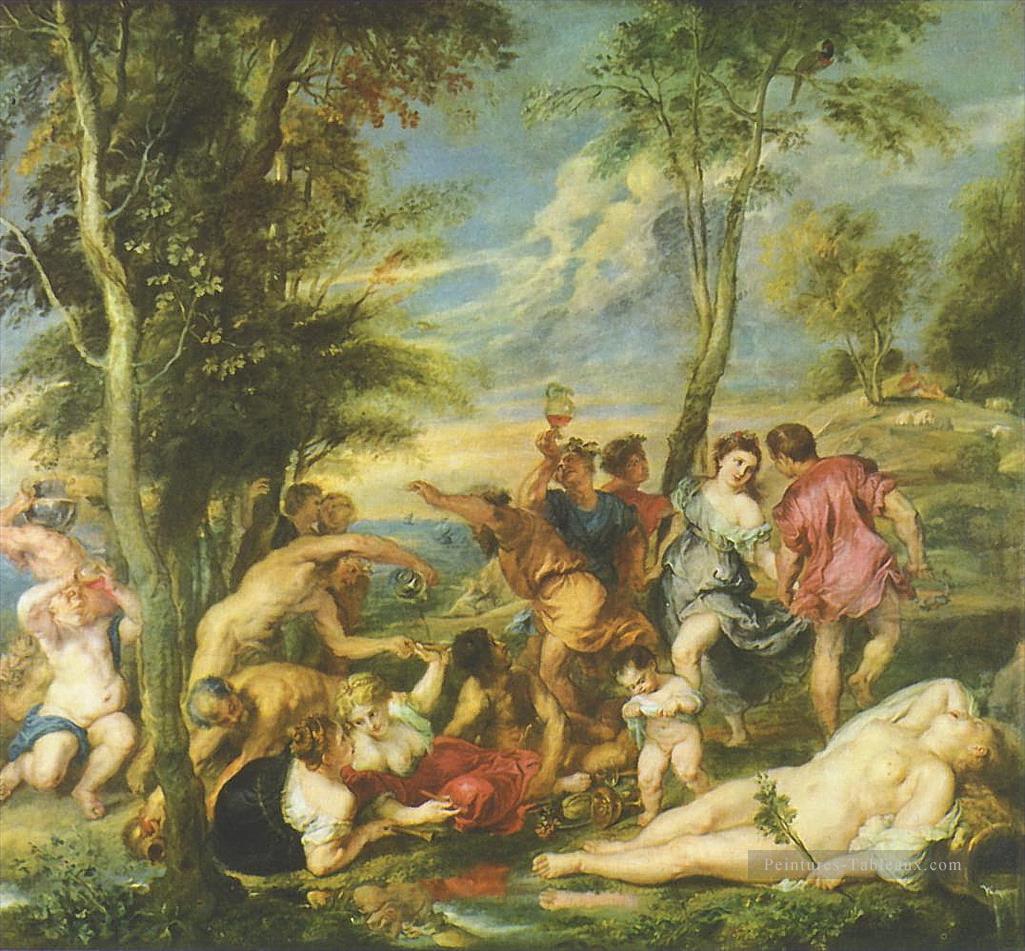 Bacchanal sur Andros Peter Paul Rubens Peintures à l'huile